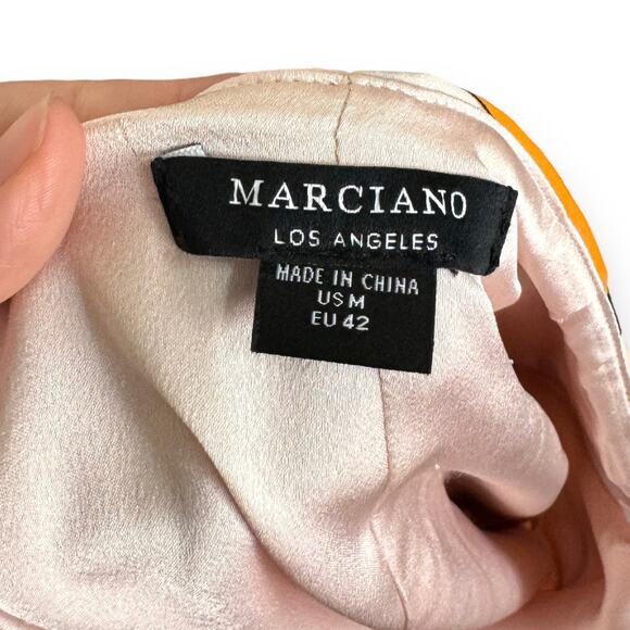 Marciano Mulitcolor Two Piece Retro 70's Blouse and Maxi Skirt Set Women's M - Picture 15 of 16